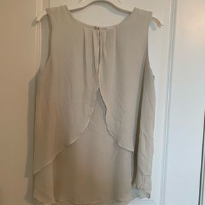 Off white layered blouse